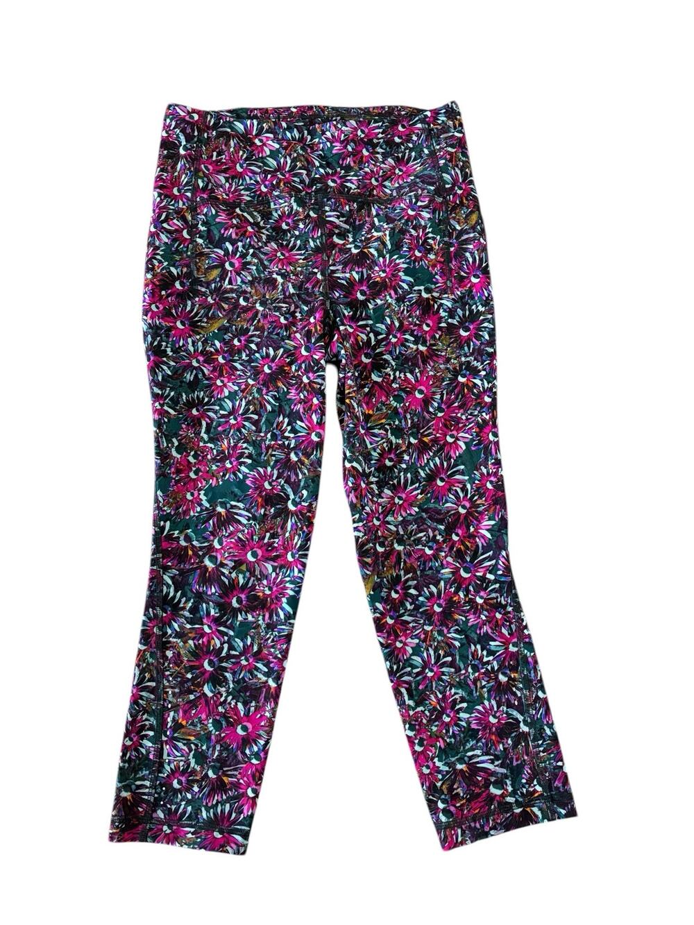 Lululemon Patterned Activewear Leggings Cropped